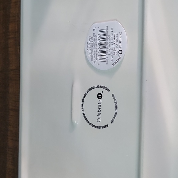NWT Celebrate It Christmas rectangular platter - Picture 5 of 5